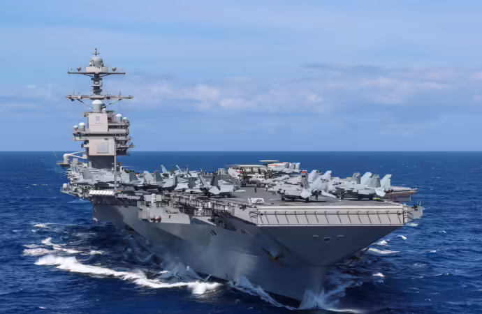 El Grupo de Ataque de Portaaviones Gerald R. Ford se incorpora al Comando Sur.